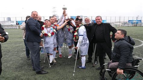 Bağcılar Ampute Futbol takımı şampiyonluğunu ilan etti